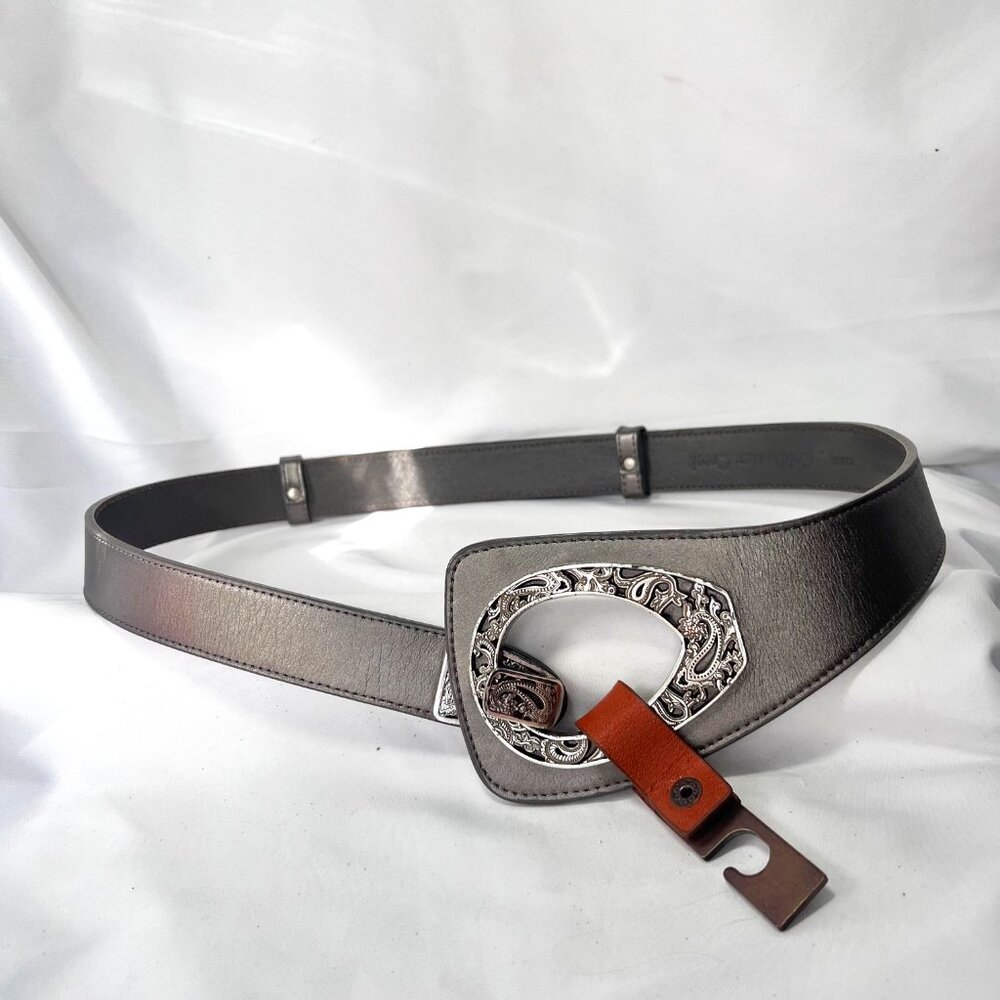 Coldwater Creek Silver and Brown Belt